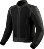 Revit Ignition 4 H2O,  leather/textile jacket waterproof,  color: Black,  size: 50