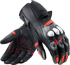Revit League 2,  gloves,  color: Black/Neon-Red/Grey,  size: M