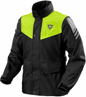Revit Nitric 4 H2O,  rain jacket,  color: Black/Neon-Yellow,  size: 3XL