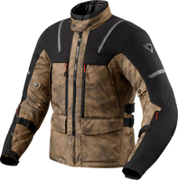 Revit Offtrack 2 H2O Camo,  textile jacket waterproof,  color: Black/Brown/Beige,  size: XXL