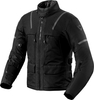 Revit Offtrack 2 H2O,  textile jacket waterproof,  color: Black,  size: XXL