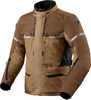 Revit Outback 4 H2O,  textile jacket waterproof,  color: Brown/Light Brown,  size: 3XL
