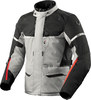 Revit Outback 4 H2O,  textile jacket waterproof,  color: Light Grey/Black,  size: 4XL