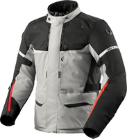 Revit Outback 4 H2O,  textile jacket waterproof,  color: Light Grey/Black,  size: XXL