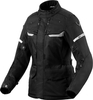 Revit Outback 4 H2O,  textile jacket waterproof women,  color: Black,  size: 38