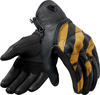 Revit Redhill,  gloves,  color: Black/Ocker Yellow,  size: L