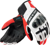 Revit Ritmo,  gloves,  color: Black/White/Neon-Red,  size: XXL