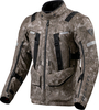 Revit Sand 4 H2O Camo,  textile jacket waterproof,  color: Grey/Brown/Black,  size: 4XL