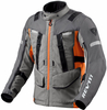 Revit Sand 4 H2O,  textile jacket waterproof,  color: Grey/Orange,  size: S
