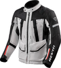 Revit Sand 4 H2O,  textile jacket waterproof,  color: Light Grey/Black,  size: 4XL