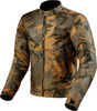 Revit Shade H2O Camo,  textile jacket waterproof,  color: Dark Green/Brown,  size: M