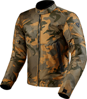 Revit Shade H2O Camo,  textile jacket waterproof,  color: Dark Green/Brown,  size: M