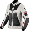 Revit Tornado 4 H2O,  textile jacket waterproof women,  color: Light Grey/Black,  size: 42