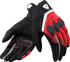 Revit Veloz,  gloves women,  color: Black/Red/White,  size: XL