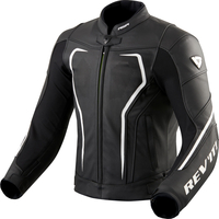 Revit Vertex GT,  leather jacket,  color: Black/White,  size: 54