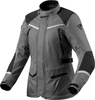 Revit Voltiac 3 H2O,  textile jacket waterproof women,  color: Grey/Black,  size: 42