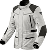 Revit Voltiac 3 H2O,  textile jacket waterproof women,  color: Light Grey/Black,  size: 42