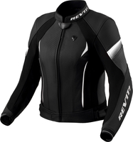 Revit Xena 4,  leather jacket women,  color: Black/White,  size: 44
