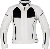 Richa Airstorm,  textile jacket waterproof women,  color: Light Grey/Black,  size: L