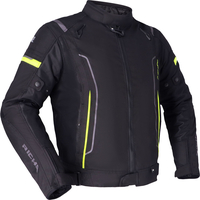 Richa Airstream 3,  textile jacket waterproof,  color: Black/Neon-Yellow,  size: 6XL