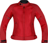 Richa Airsummer,  textile jacket women,  color: Red,  size: 4XL