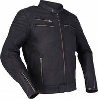 Richa Charleston,  leather jacket