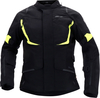 Richa Cyclone 2,  textile jacket gore-tex,  color: Black/Neon-Yellow,  size: 4XL