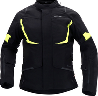Richa Cyclone 2,  textile jacket gore-tex,  color: Black/Neon-Yellow,  size: 6XL
