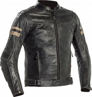 Richa Hawker,  leather jacket