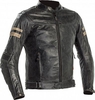 Richa Hawker,  leather jacket