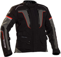 Richa Infinity 2 Pro,  textile jacket waterproof women,  color: Black/Grey/Red,  size: 3XL