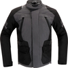 Richa Phantom 3,  textile jacket waterproof,  color: Black/Dark Grey,  size: S