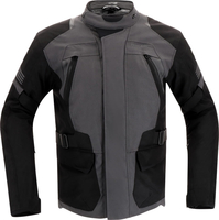 Richa Phantom 3,  textile jacket waterproof,  color: Black/Dark Grey,  size: S