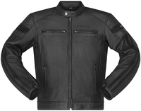 Richa Retro Racing 4,  leather jacket,  color: Black,  size: 52