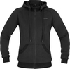 Richa Titan 2,  zip hoodie women,  color: Black,  size: L