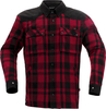 Richa Wisconsin,  textile jacket/shirt waterproof,  color: Black/Red,  size: M