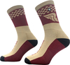 Riding Culture Checkerboard,  socks unisex,  color: Red/Beige/Black,  size: 36-39 EU