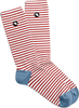 Riding Culture Fun,  socks unisex,  color: Red/White/Light Blue,  size: 40-43 EU