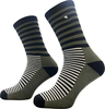 Riding Culture Half Stripe,  socks unisex,  color: Olive/Black/White,  size: 44-47 EU