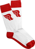 Riding Culture Logo,  socks unisex,  color: Red/White,  size: 40-43 EU