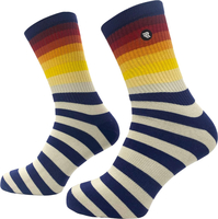 Riding Culture Rainbow LT,  socks unisex,  color: White/Blue/Red/Yellow,  size: 23-26 EU