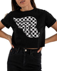 Riding Culture RC5506 Checkerboard,  crop-shirt women