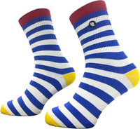 Riding Culture Stripes LT,  socks unisex,  color: Yellow/White/Blue/Red,  size: 40-43 EU