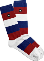 Riding Culture Stripes,  socks unisex,  color: Red/Blue/White,  size: 40-43 EU