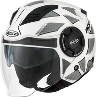 Rocc 285 Dekor,  open face helmet,  color: White/Grey,  size: S