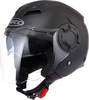Rocc 285,  jet helmet,  color: Matt-Black,  size: L