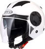 Rocc 285,  open face helmet,  color: White,  size: L