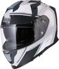 Rocc 342,  full face helmet,  color: Matt Black/Grey/White,  size: XL