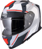 Rocc 342,  full face helmet,  color: Matt Black/Red/White,  size: L