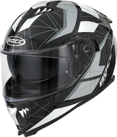 Rocc 390 Dekor,  full face helmet,  color: Black/Grey,  size: L